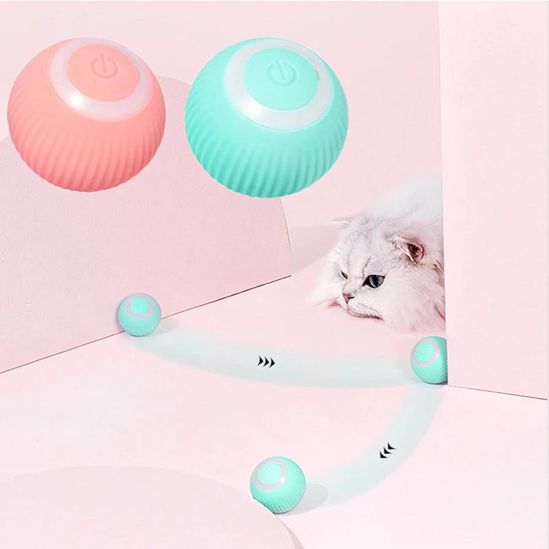 Electric Cat Toy Smart Dog Ball Toy Magic Throwing Balls Things for Dogs Automatic Puppy Small Breeds Toys Puppies Stuffed Pet